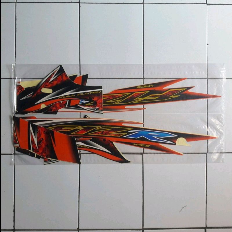 Yamaha F1ZR 2005 สติ๊กเกอร์แถบสีส้ม