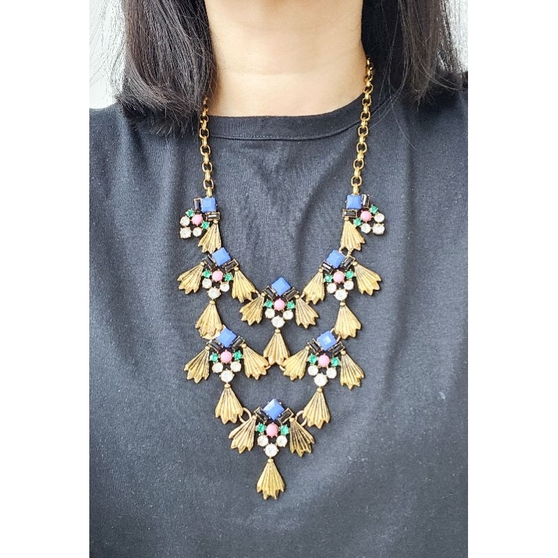 สร้อยคอพัดฟ้าชมพู - npr490085