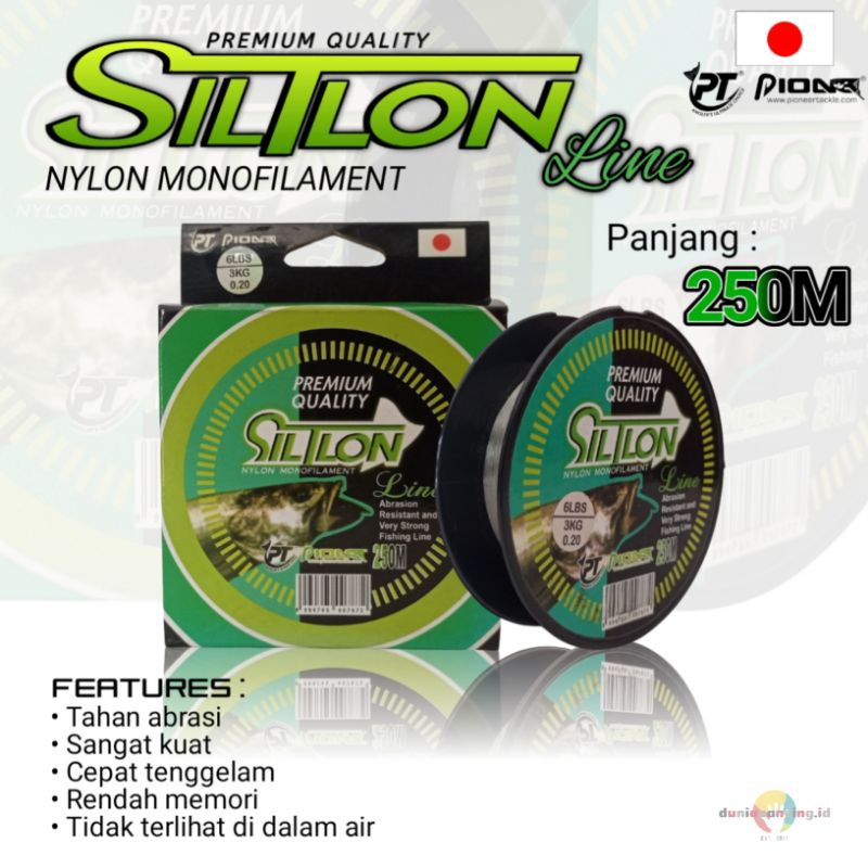 PIONEER SILTLON STRING 250 ม. NYLON MONOFILAMENT