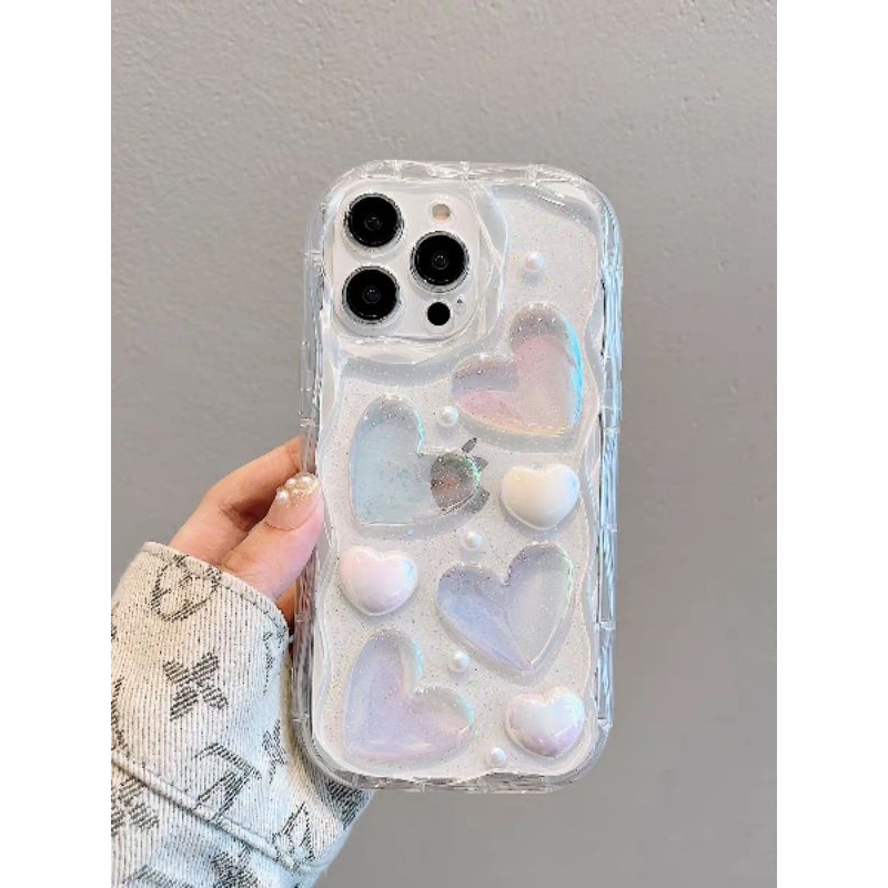 0604 VVV กรณี WAVE 3D คริสตัลรักผีเสื้อ hp REDMI 14C A3 12C 12 13C A1 A2 10 9C 10A MI 12LITE NOTE 11