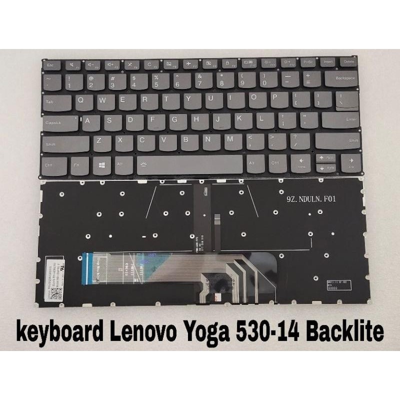 คีย์บอร์ด Lenovo Flex 6-14IKB Flex 6-14ARR Yoga 530-14IKB 530-14ARR