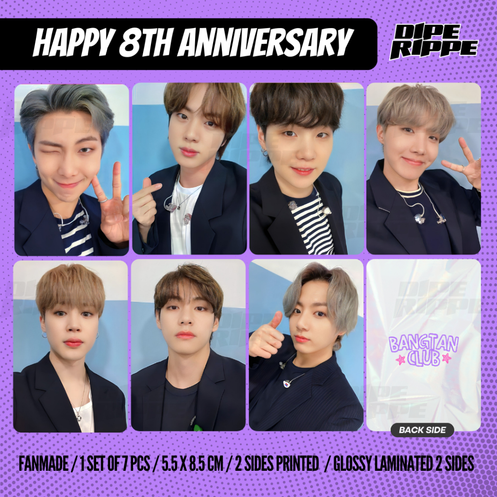 Bts PHOTOCARD MUSTER HAPPY 8th WEVERSE MEMBERSHIP