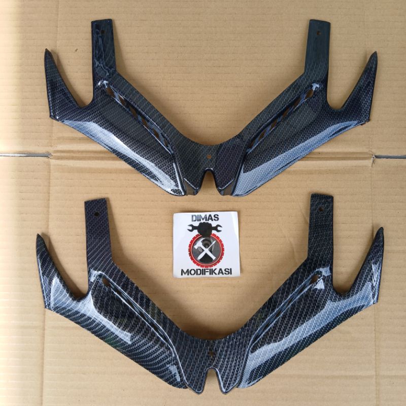 Winglet CBR 150R K45R คาร์บอนวัสดุพลาสติก ABS Winglet CBR 150R Facelift 2021
