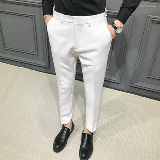ELTROO Celana  Kantor Formal Pria Slimfit Bahan Dasar Kain Woll Kualitas