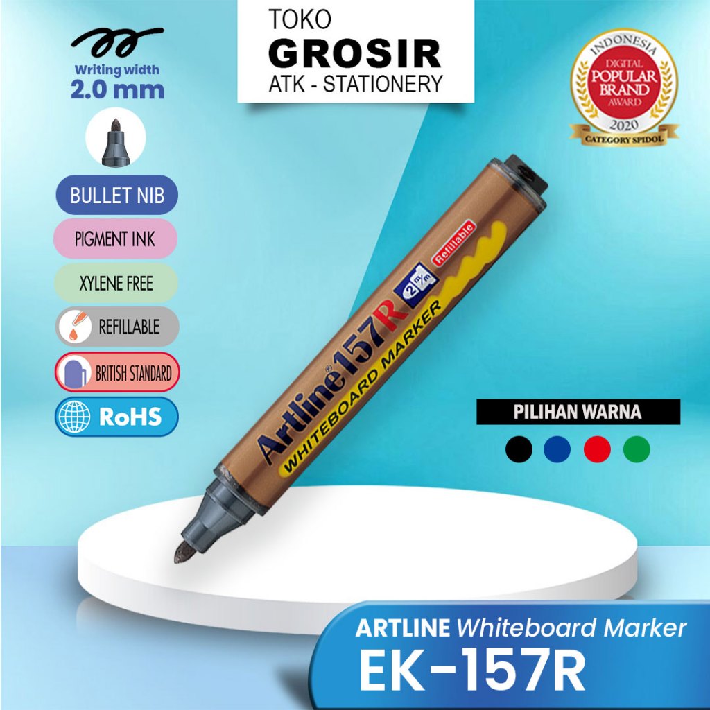 ปากกาไวท์บอร์ด Artline EK-157R