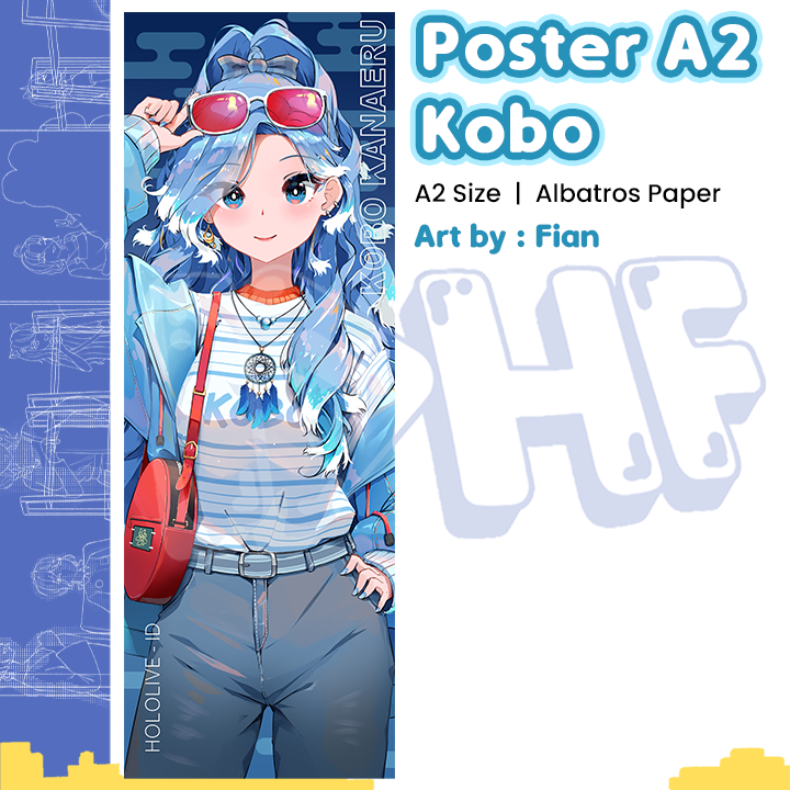 โปสเตอร์ A2 Kobo - Hololive Poster - Fian