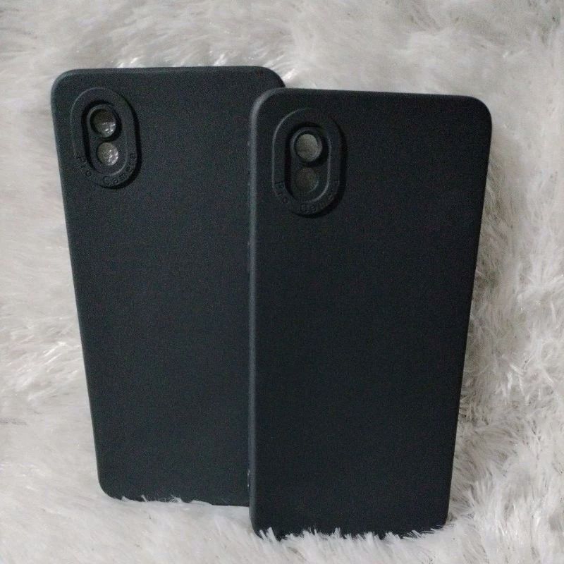 SOFTCASE / กล้อง CASING PRO SAMSUNG A01 CORE/M01 CORE SLICON FULL BLACK
