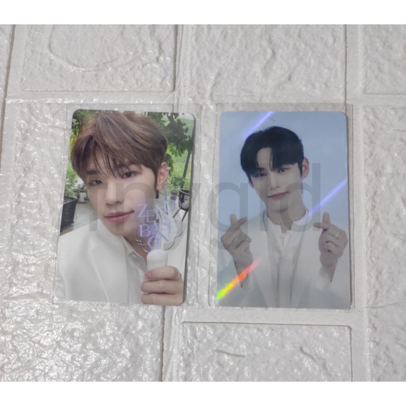 การ์ดการซื้อขาย photocard อย่างเป็นทางการ Fancon Zerobaseone ZB1 taerae jiwoong pob merch holo