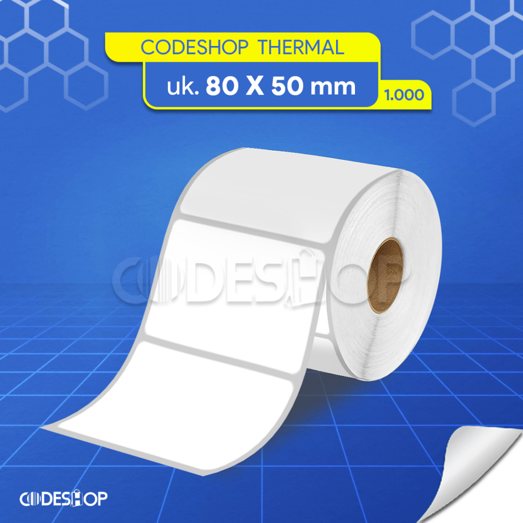Thermal Label 80x50 mm Zebra TSC Barcode Printer Sticker
