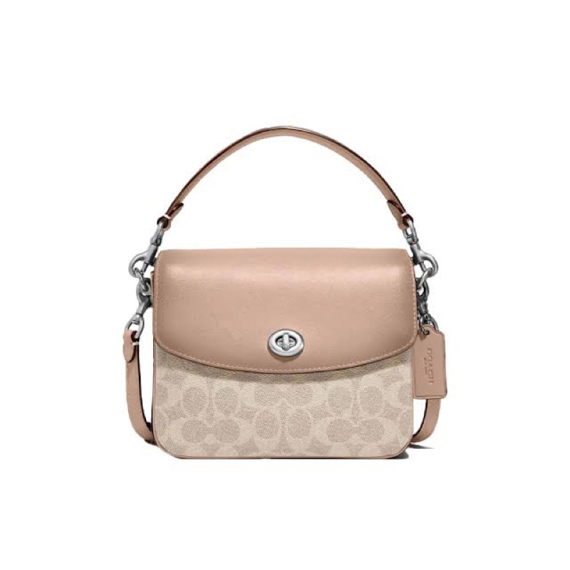 Coach 89089 Cassie crossbody Womens Bag in signature canvas sand taupe / Preloved coach Cassie Bag