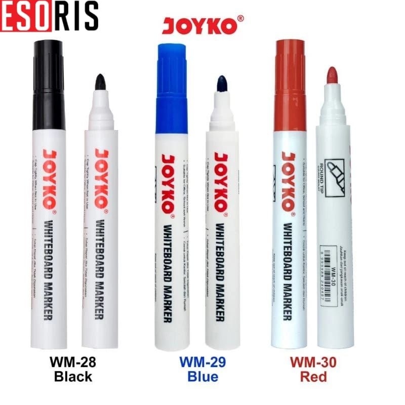 MERAH (ES) E60423 JOYKO WHITEBOARD MARKER BLACK BLUE RED JOYKO WHITEBOARD MARKER BLACK BLUE RED