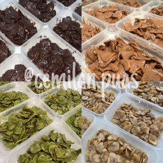 [READY MEDAN] Keripik Pisang Coklat Lumer Matcha Greentea Banana Chocomelt Coklat Lumer Free Sumpit