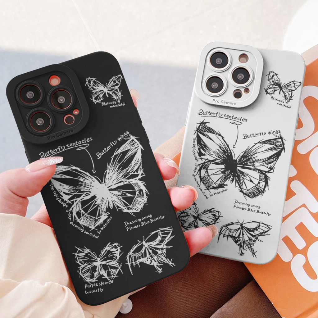 SIZORA OFFICIAL - BF1 - CASE BUTTERFLY สําหรับ OPPO A15 A15S A16 A16E A16K A31 A5 2020 A9 2020 A52 A
