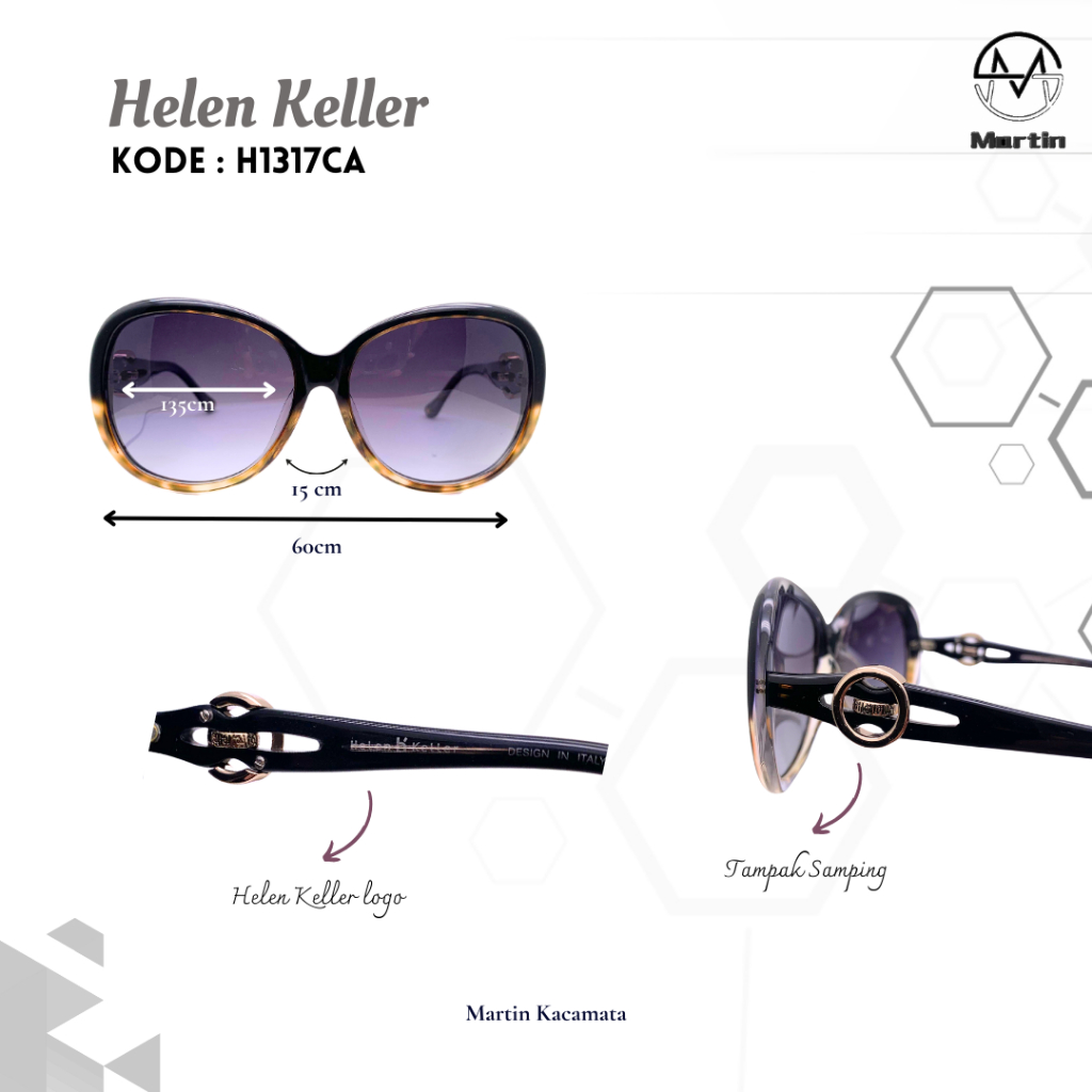 Helen Keller / Women& 39;s Travel Glasses / แว่นกันแดด / H1317CA