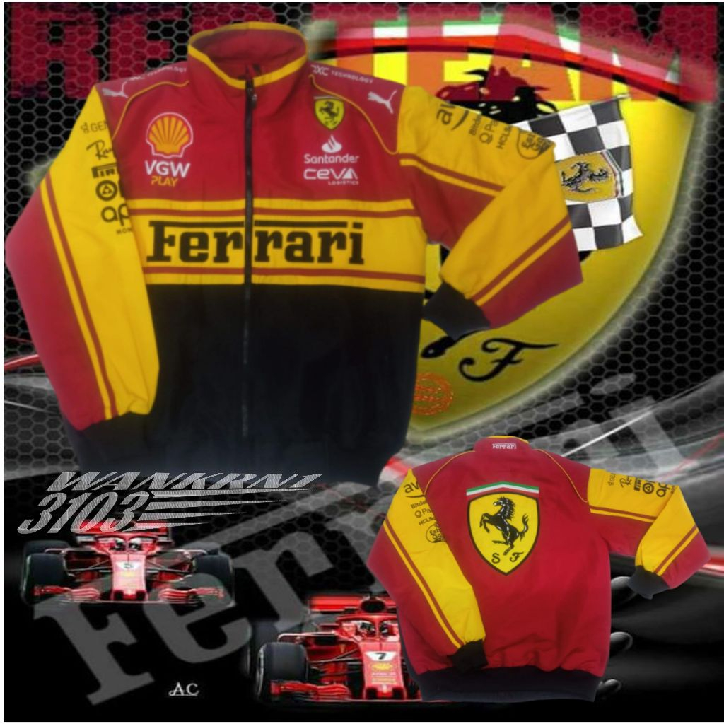 Ferrari Shell art 1025 Nascar Jacket