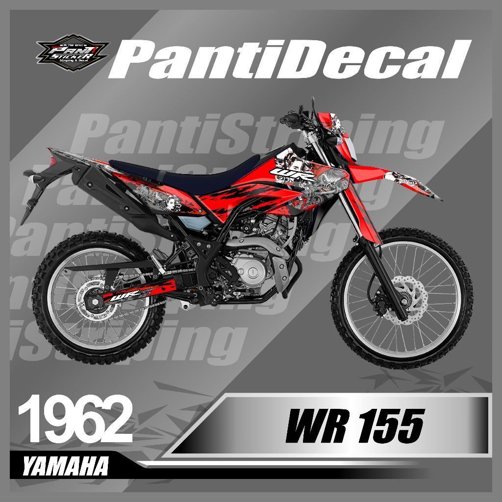 WR 155 สติ๊กเกอร์รูปลอกรถจักรยานยนต์แบบเต็มตัว, Variations ล่าสุด - Cool Yamaha WR 155 R Motorcycle 