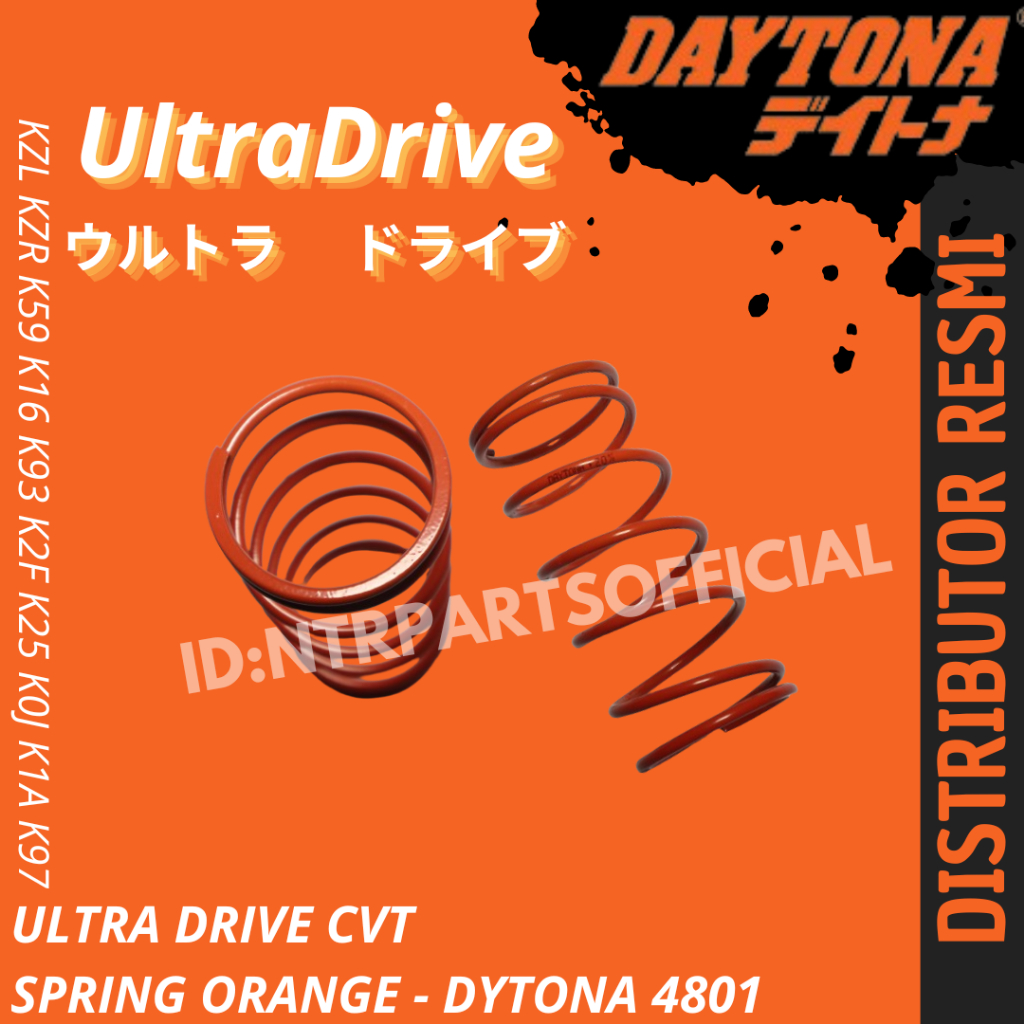 CVT Spring Pulley Poly Daytona +20% 1.500RPM Beat Fi Vario Scoopy New Beat ESP Genio Fazzio Original