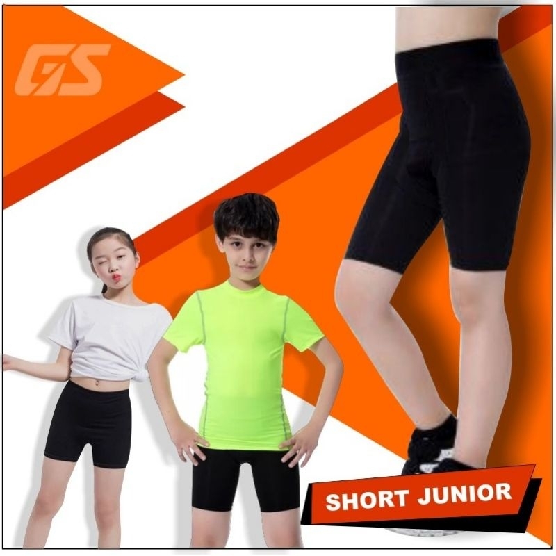 กางเกงว่ายน้ําเด็กขั้นพื้นฐาน กางเกงแบดมินตัน ฟุตซอล วอลเลย์บอล กางเกงรัดกล้ามเนื้อขาสั้นจูเนียร์