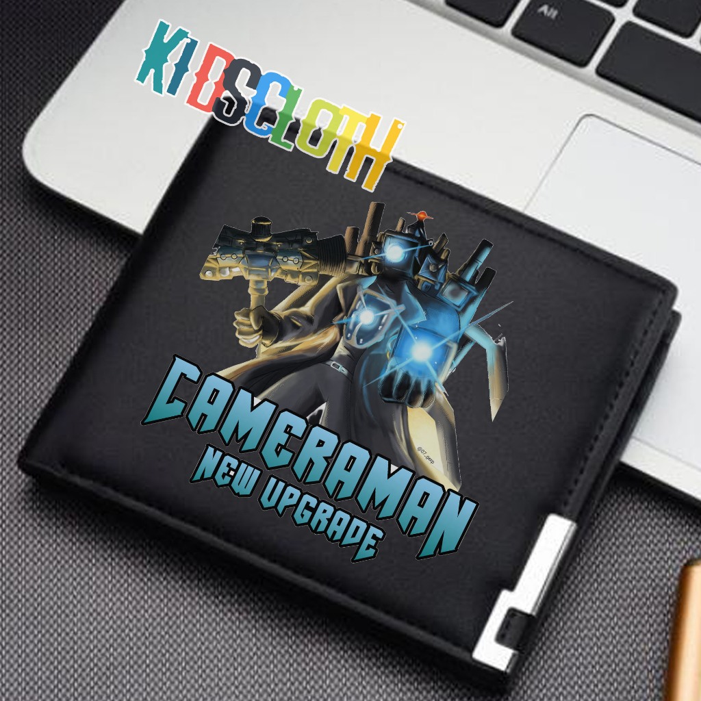 กระเป๋าสตางค์ผู้ชาย CAMERAMAN CLOCKMAN DRILLMAN ULTIMATE TVMAN SKIBIDI TOILET MENS FOLDING WALLET CA