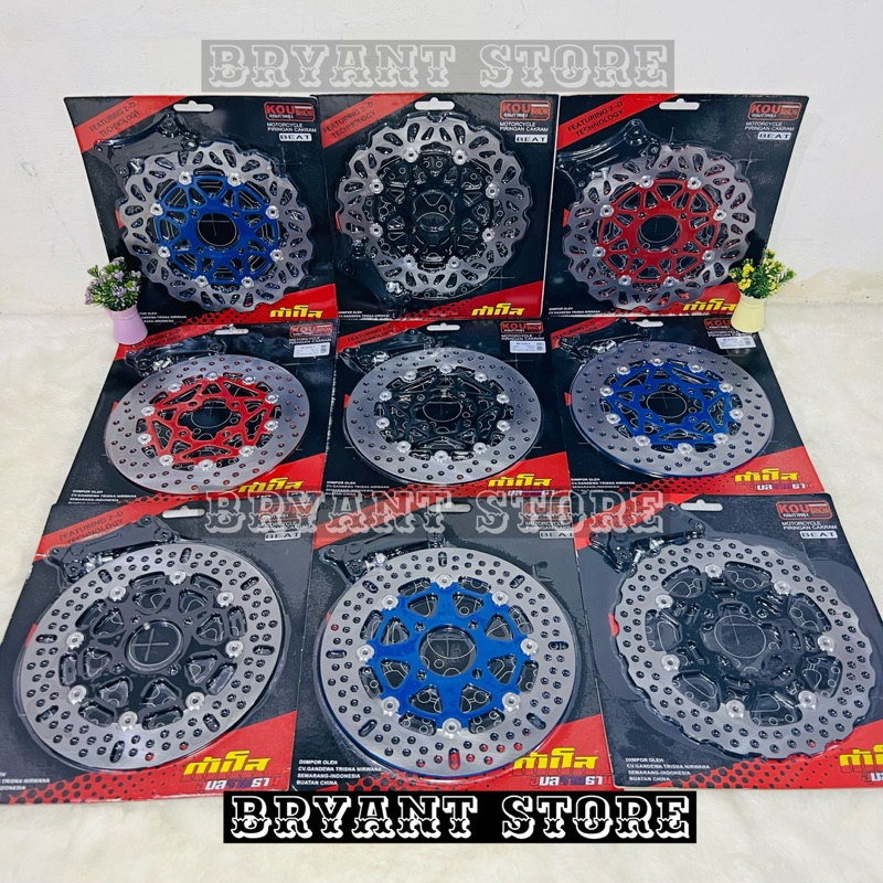 แผ่นดิสก์ด้านหน้า MOZ GOZIMA KOU OGAWA CBH WUMING GOU CR7 GOYO MSX KIMASCO XENOS 260MM COPY PSM PLUS