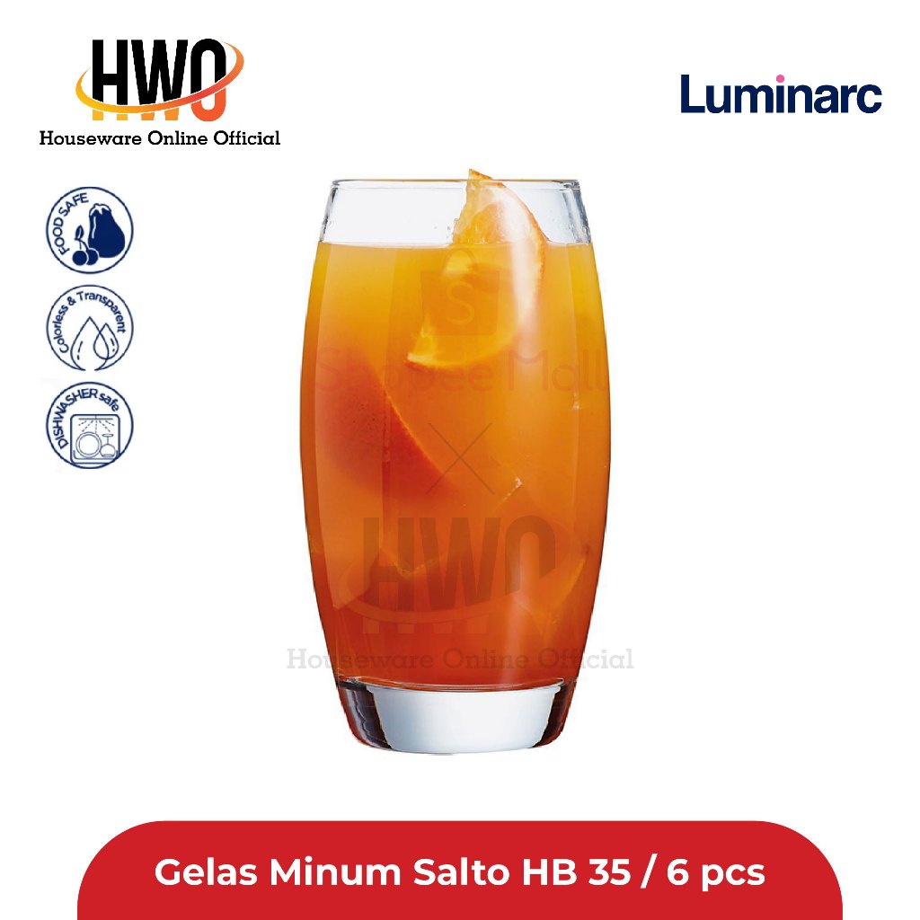 แก้วน้ํา Luminarc Salto HB 35 / 6 ชิ้น