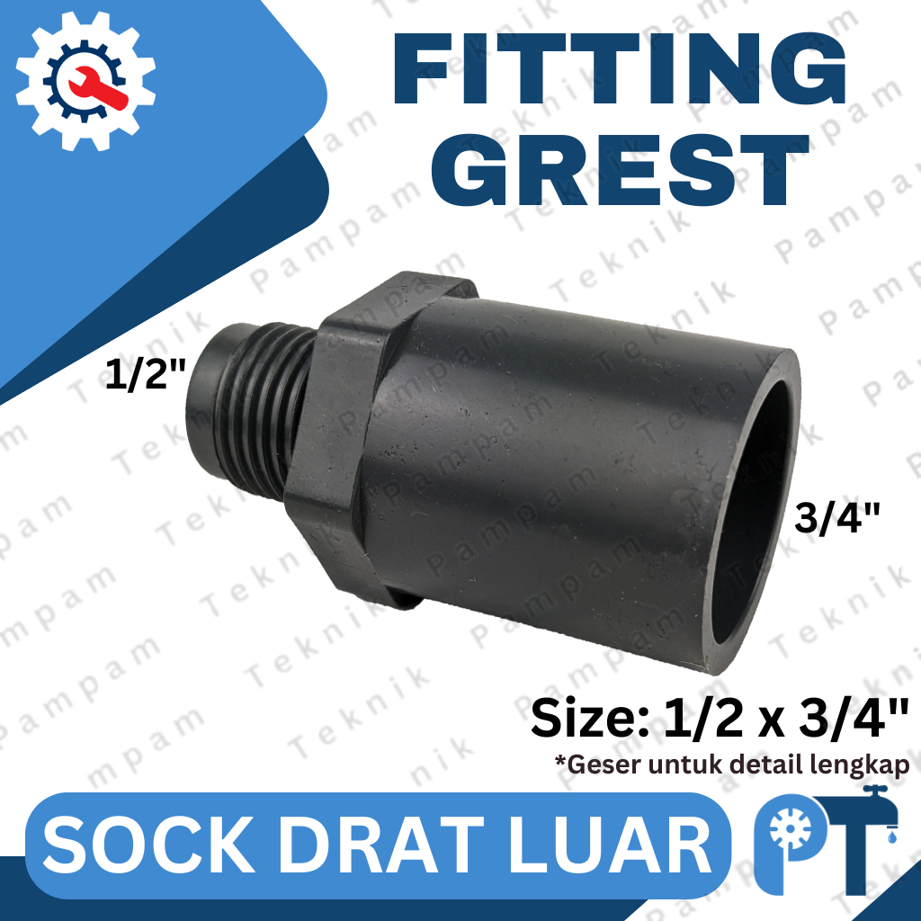 SDL 1/2 x 3/4 AW Grest - 1/2" x 3/4" ด้ายด้านนอก ถุงเท้า 1/2x3/4 นิ้ว ด้ายด้านนอกถุงเท้า