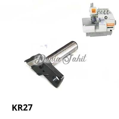 Mesin Kr27 SIRUBA 747 จักรเย็บผ้า Overlock อุตสาหกรรมผู้ถือมีดล่าง