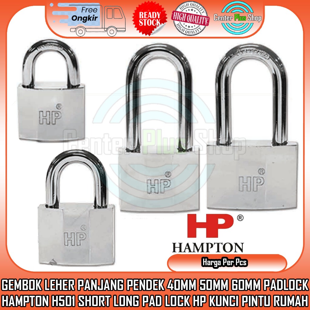 กุญแจ Hampton HP Keylock คอยาวสั้น PL HPT H501 CP สั้นยาวประตูความปลอดภัยล็อคประตูล็อค Home Room กระ