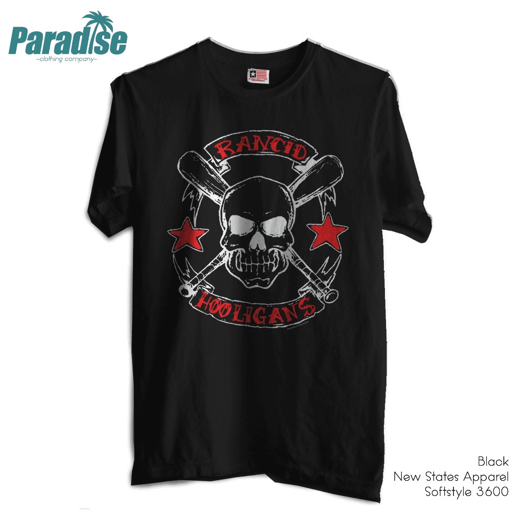 เสื้อยืด Paradise - Rancid Hooligans สําหรับผู้ชาย