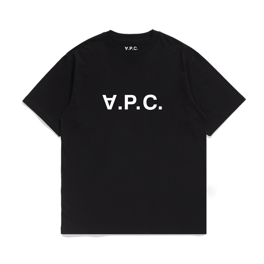 เสื้อยืด APC VPC Blanc สีดํา