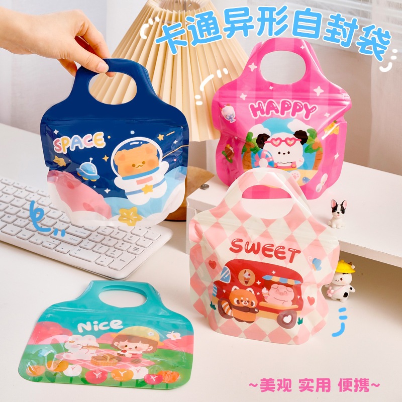 Kakamoe - Plastic GODDIE BAG ZIPPER ZIPPER Cute MINI BAG/ZIPLOCK BAG CANDY STANDING POUCH