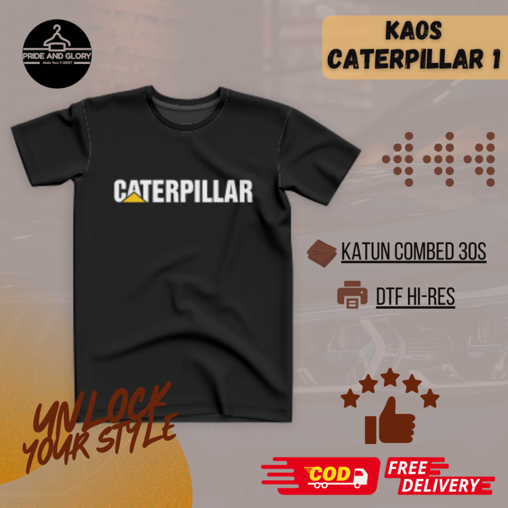 Katun Caterpillar 1 เสื้อยืด ผ้าฝ้าย คุณภาพดี
