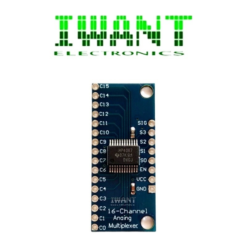 74hc4067 โมดูล CD74HC4067 16 CHANNEL ANALOG โมดูลมัลติฟังก์ชั่นดิจิตอล
