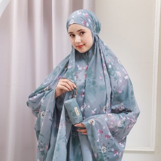 Mukena Traveling Motif Mini Pouch Jumbo Korea Premium