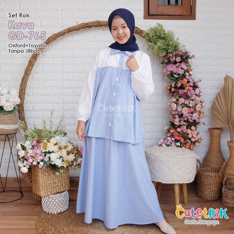 สไตล์เกาหลี ใหม่!! SET OF CHILDRENS CULOTTS, GAMIS และกระโปรง ZEMA CUTETRIK PLAID