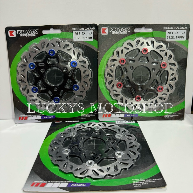 จานดิสหน้าสําหรับ MIO J, MIO GT, MIO M3, MIOZ, FINO FI, MIO SOUL GT 125 ขนาดมาตรฐาน 3 รูดิสก์