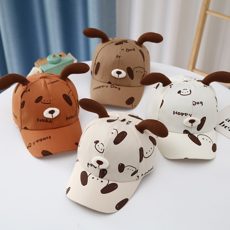 CUTE DOGGY CARTOON หมวก 3D BASEBALL สําหรับเด็ก อายุ 1-5 ปี 2252-3