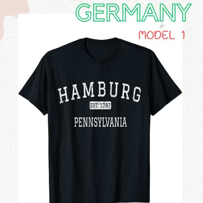 เสื้อยืด โดย HAMBURG GERMANY GERMANY หลายรุ่น 3
