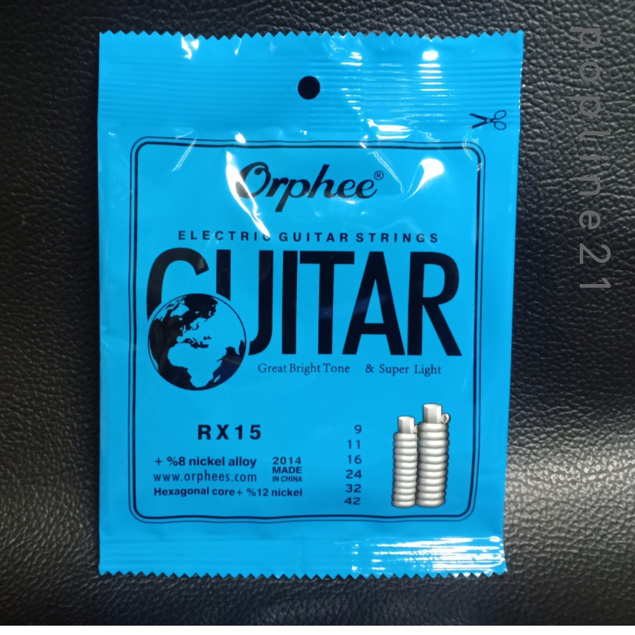 ORPHEE สายกีตาร์ไฟฟ้า / สายกีตาร์ไฟฟ้า ORPHEE 09-RX15 / 010-RX17