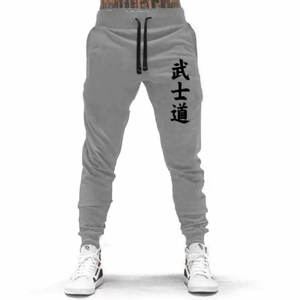 Tna17 JOGGER กางเกงเขียนจีน BUSHIDO UNISEX หนา FLEECE วัสดุคุณภาพดี JOGGER PRINTING