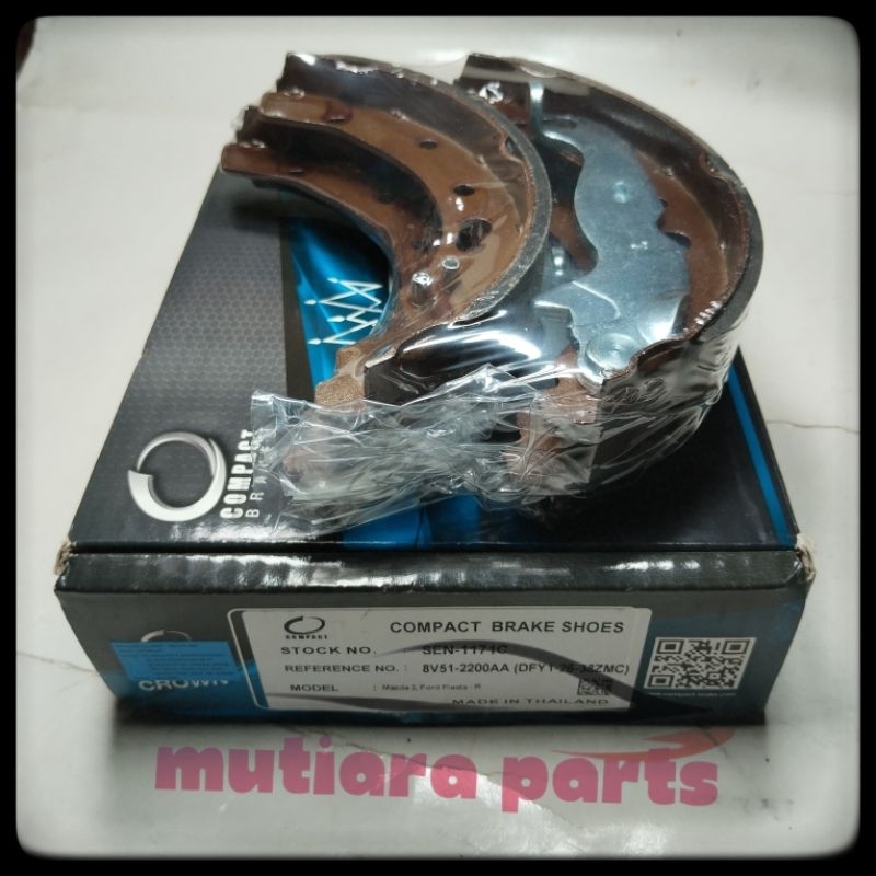 ผ้าเบรคหลัง Ford Fiesta Mazda 2 ผ้าเบรค