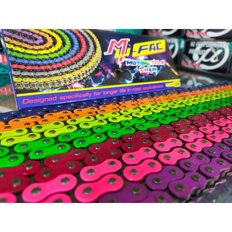 Mu Fac 415 - 130L Chain Made in Thailand สีรุ่น Osaki - SSS - moto1 โซ่บาง