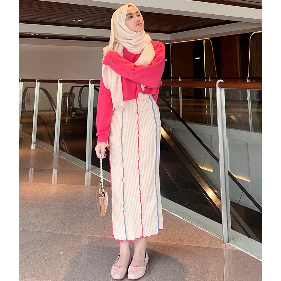 Moonlife Skirt กระโปรงเกาหลีสีรุ้ง มาแล้ว