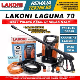 LAKONI LAGUNA 70 / MESIN STEAM CUCI MOBIL MOTOR / JET CLEANER PRESSURE WASHER / ALAT CUCI AC CLEANER