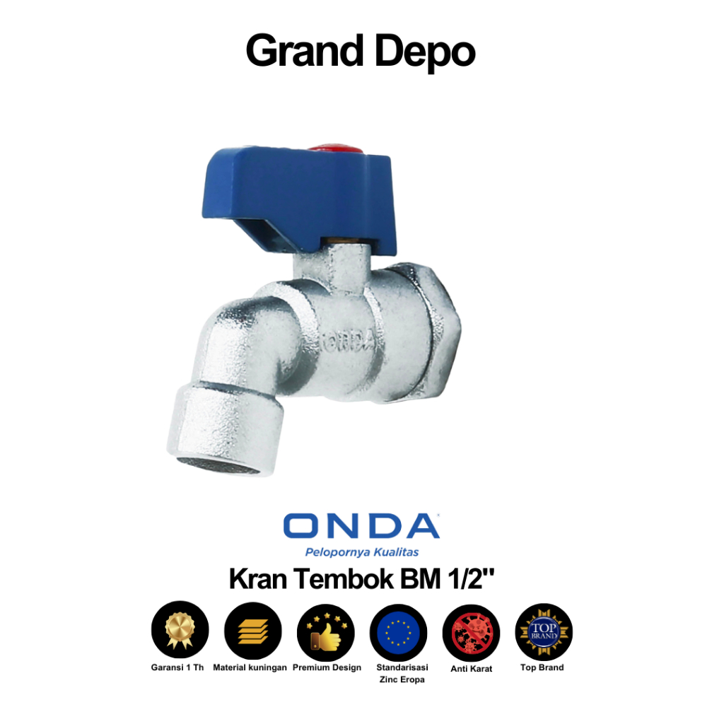 Onda BM 1/2" ก๊อกติดผนัง / ก๊อกติดผนัง Onda / ก๊อกน้ํา Onda