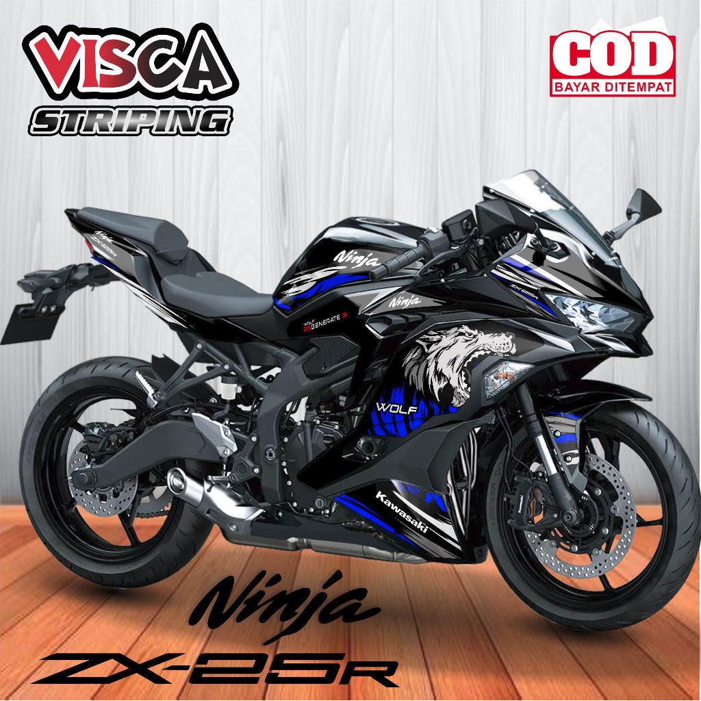 ZX25R Striping สติ๊กเกอร์ WOLF Variation