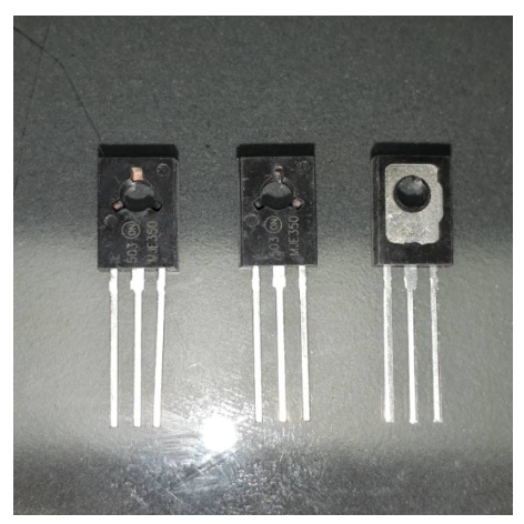 ทรานซิสเตอร์ MJE350 บน MJE340 บน 1 ชุด