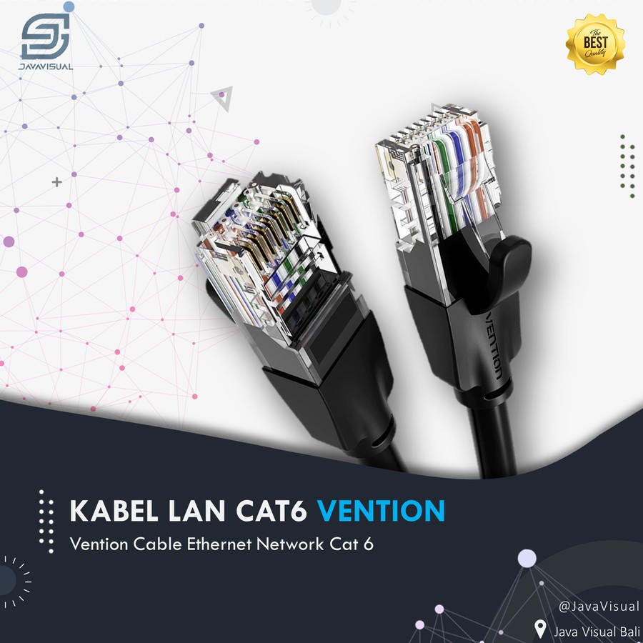 [JaVis] LAN UTP RJ45 Cat 6 Vention 20 25 30 35M Vention Cat6 Ethernet Cable