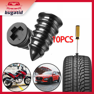 10pcs Karet Nails Tambal Ban Motor Mobil / Perbaikan Alat Tambal Ban Tubeless / Self-Service Durable Tire Repair Nails