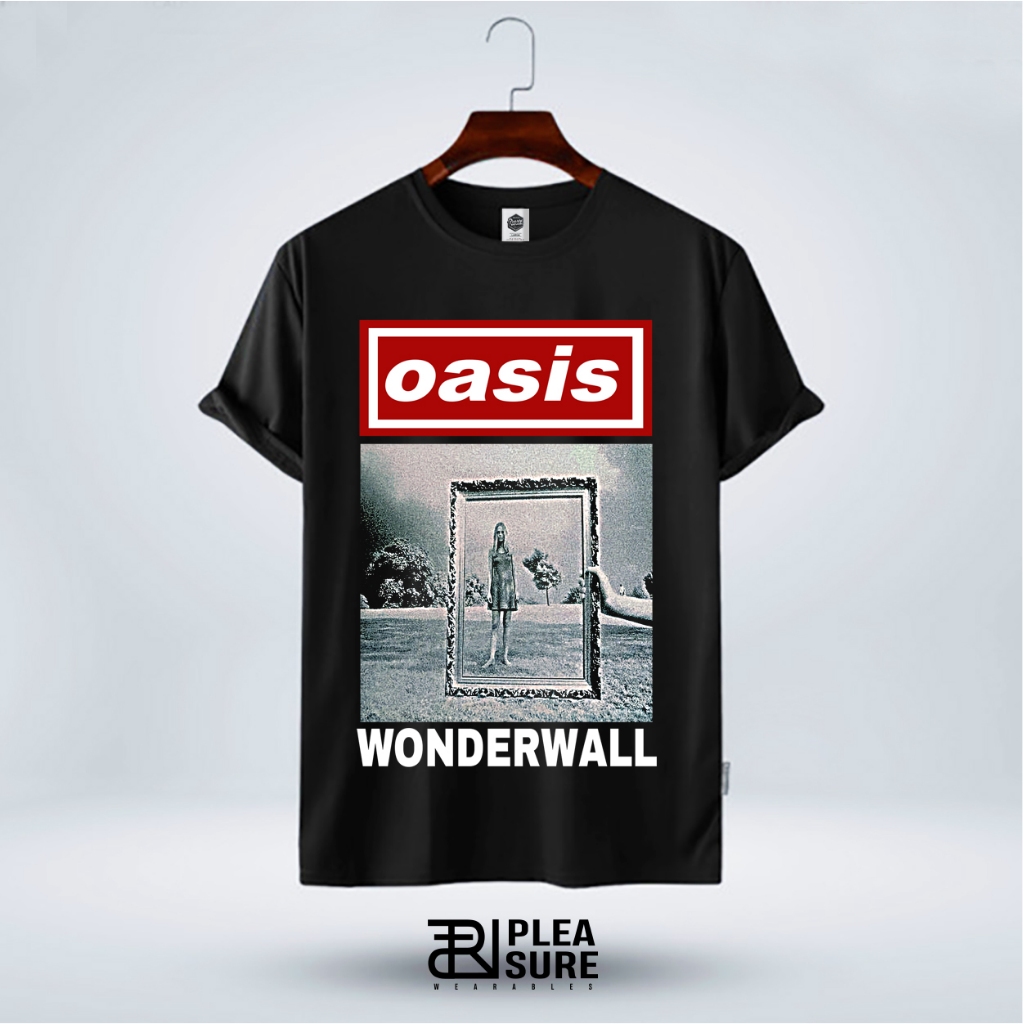 เสื้อยืด พิมพ์ลายอัลบั้ม Wonderwall Oasis | เสื้อยืด พิมพ์ลายวง Oasis